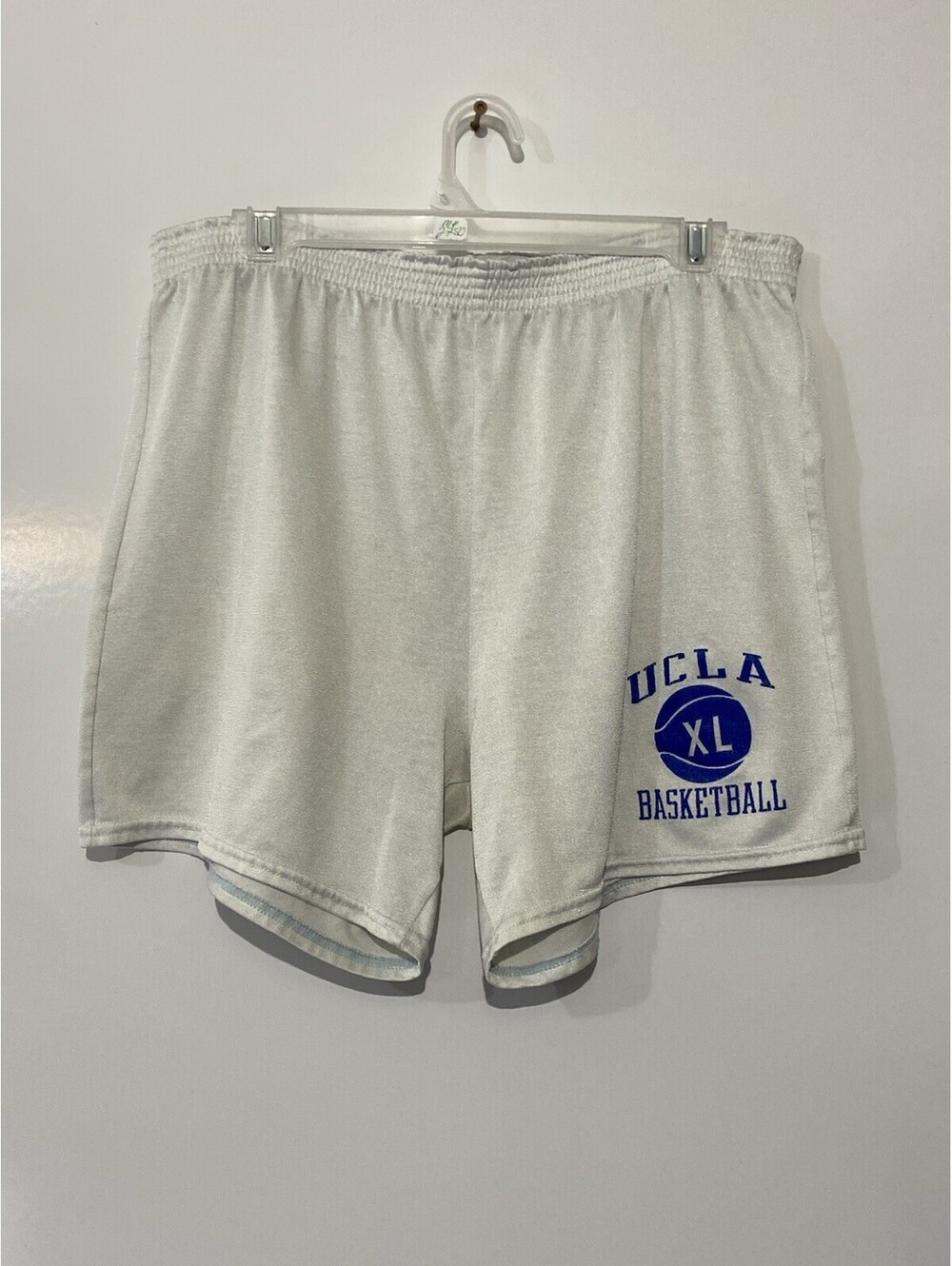 Mens VINTAGE White Player Issues UCLA Basketball Shorts Sz XL